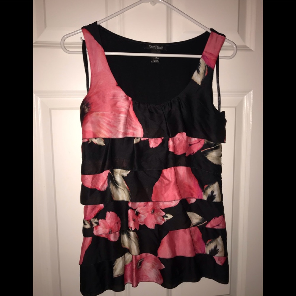White House Black Market floral top